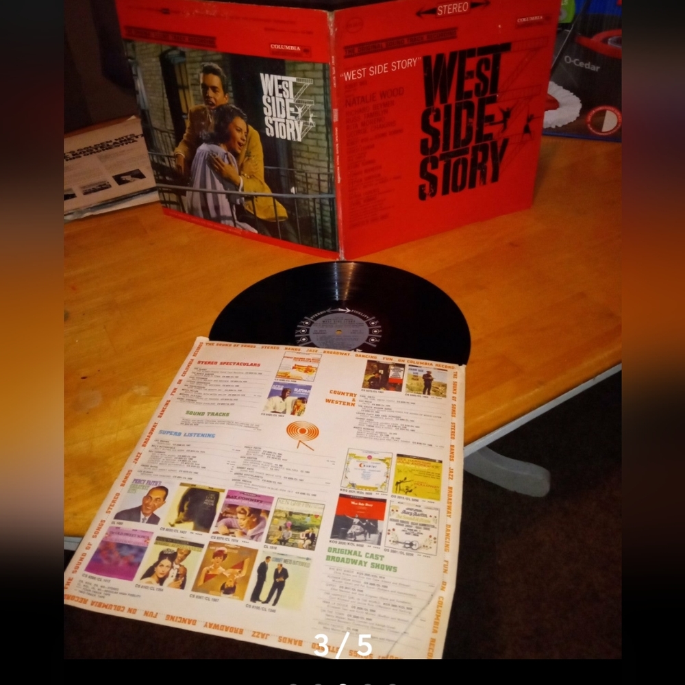 Original Soundtrack Recording West Side Story on Vinyl Record.